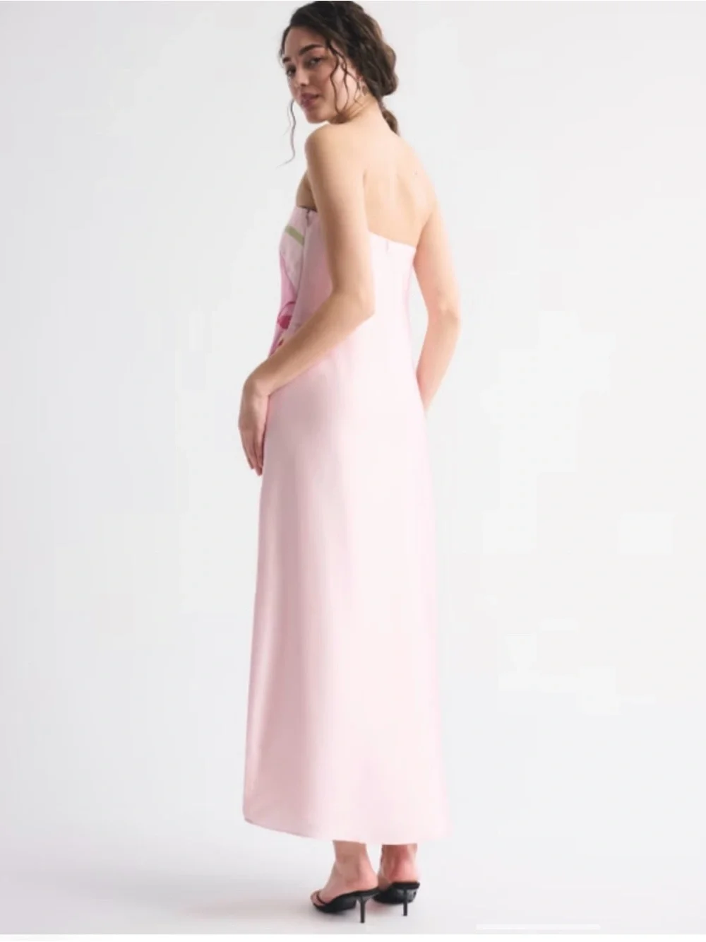 Abercrombie & Fitch Julia Strapless Slip Maxi Dress